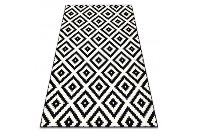 Koberec BCF Morad RUTA čierny / krémový