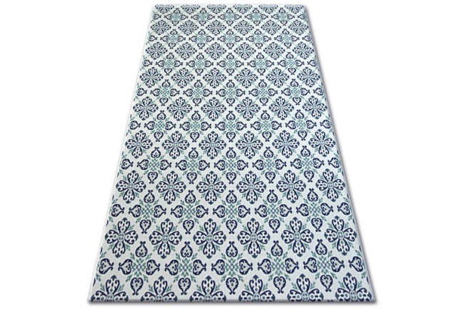 Koberec COLOR 19246/969 SISAL Kvety biely