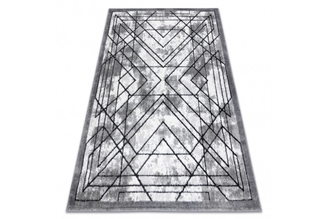 Koberec COZY Tico, geometrický - sivý
