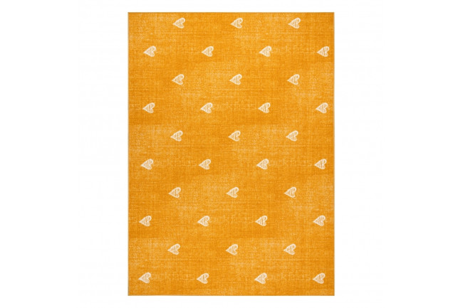Koberec HEARTS Jeans - pomaranč