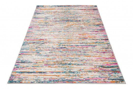 Koberec LAZUR D252A sivý / ružový