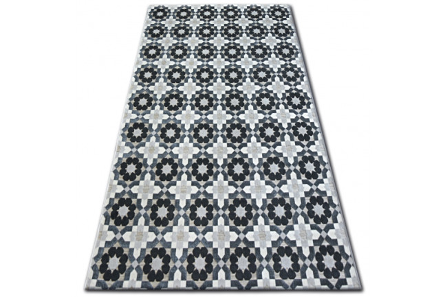 Koberec LISBOA 27206/356 Sivé kvety