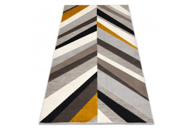 Koberec LISBOA 27237655 Jodelka sivy / žltý