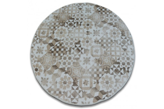 Koberec LISBOA MAIOLICA bež Lisabonský štýl kruh