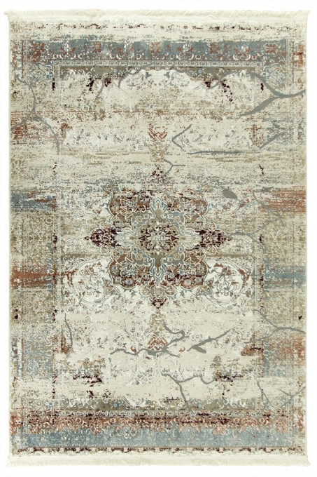 Koberec Luxess 27086 somon so strapcami, béžový / krémový