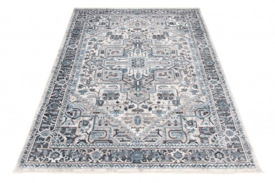 Koberec MYSTIC 3783A strieborný / tmavosivý