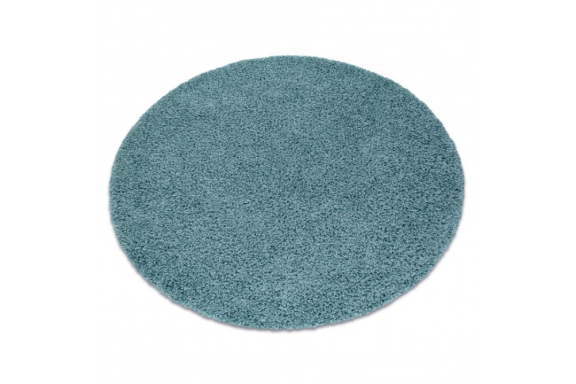 Koberec SOFFI kruh shaggy nebeský