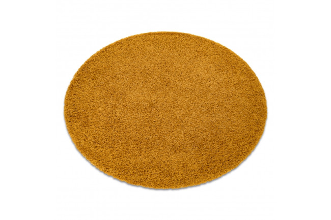 Koberec SOFFI kruh shaggy zlatý