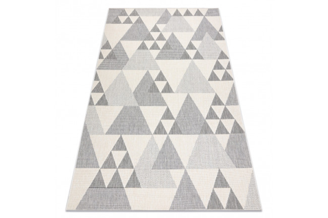 Koberec SPRING 20409662 trojuholníky - krémový