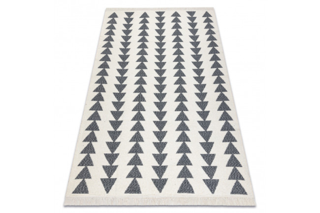 Koberec TWIN 22994 Geometrický antracit / krém