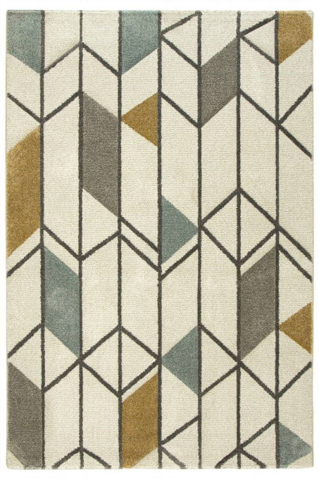 Koberec Vegas Home 09EKE Romby hnedý / krémový