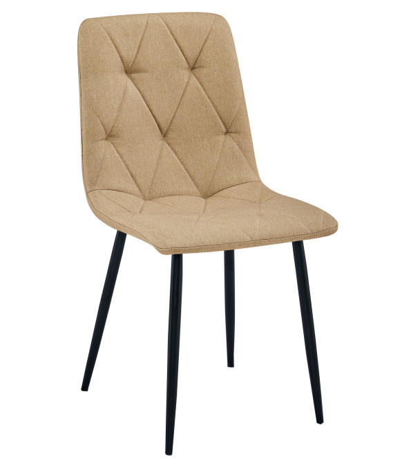 Jedálenská stolička LIBRA hnedá / čierne nohy Jedálenská stolička LIBRA hnedá / čierne nohy