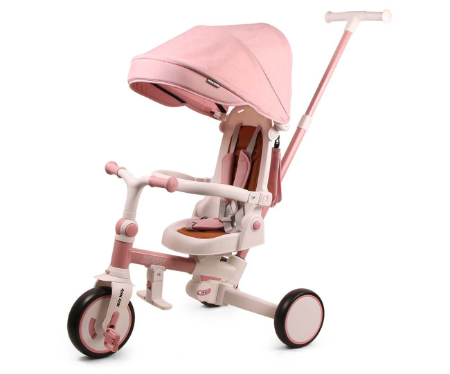 Detská trojkolka ZIPPY ružová Detská trojkolka ZIPPY ružová