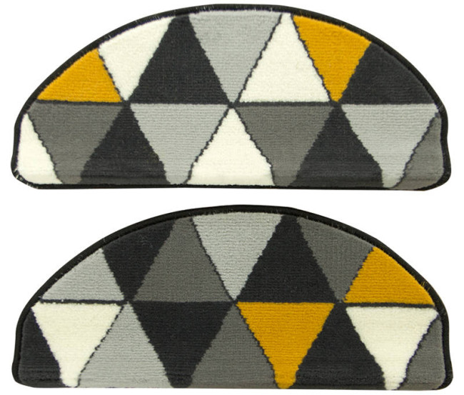 Nášľap na schody Luna 502902/89925 trojuholníky žlté