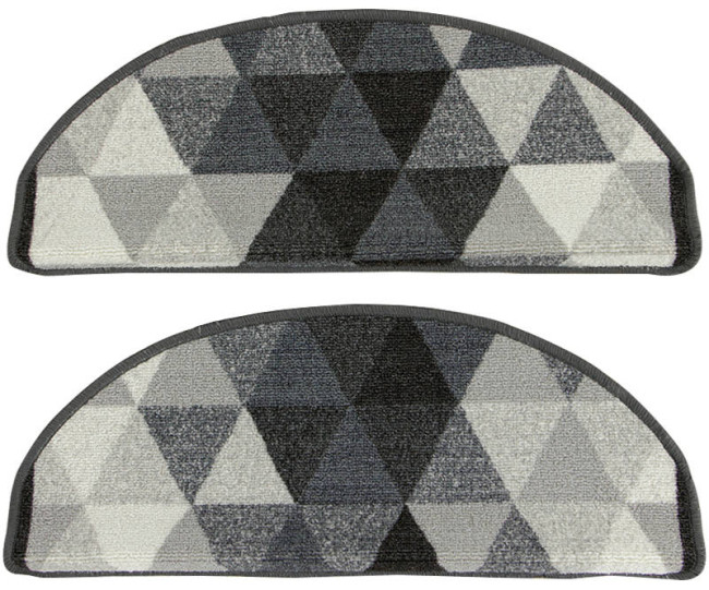 Nášľap na schody Nolan 19 trojuholníky sivý