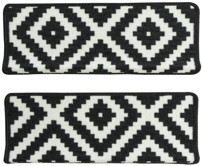 Nášľap na schody Romby čierny