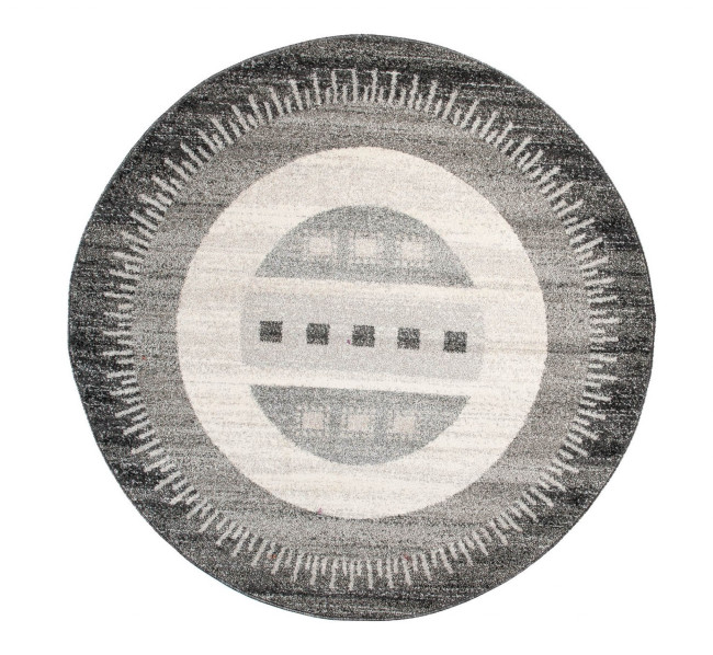 Koberec SARI K189A B1X čierny kruh
