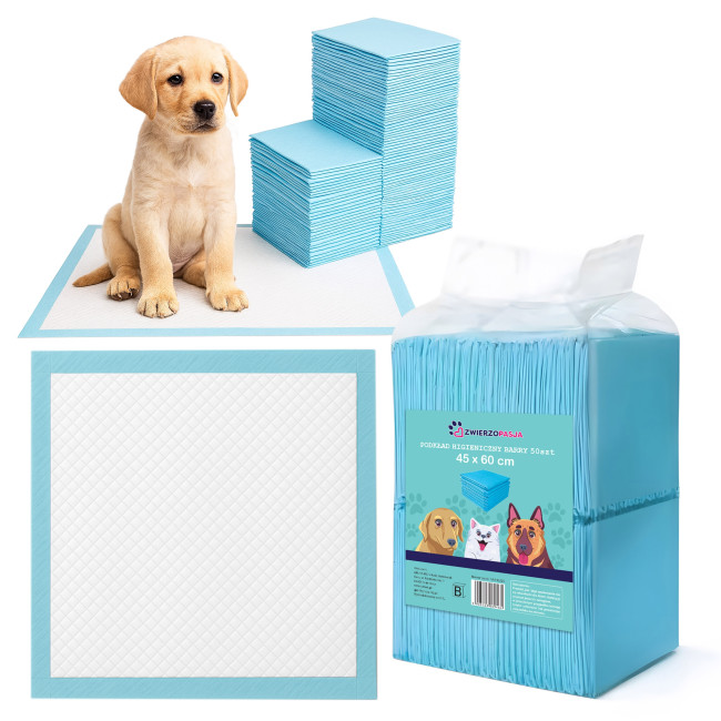 Absorpčná podložka pre psov BARRY 45x60 cm (50 ks) Absorpčná podložka pre psov BARRY 45x60 cm (50 ks)
