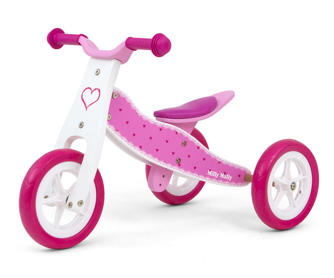 Odrážadlo 2v1 Cool srdcia