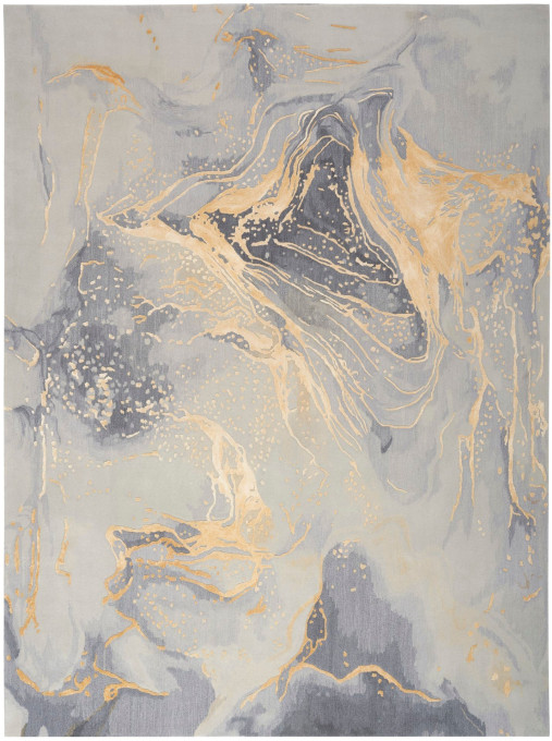 Koberec PRISMATIC 28 sivý / zlatý