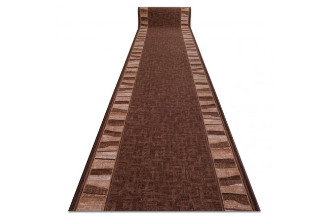 Protišmykový behúň LINEA hnedý