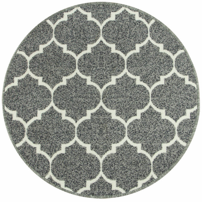 Protišmykový koberec clover svetlosivý