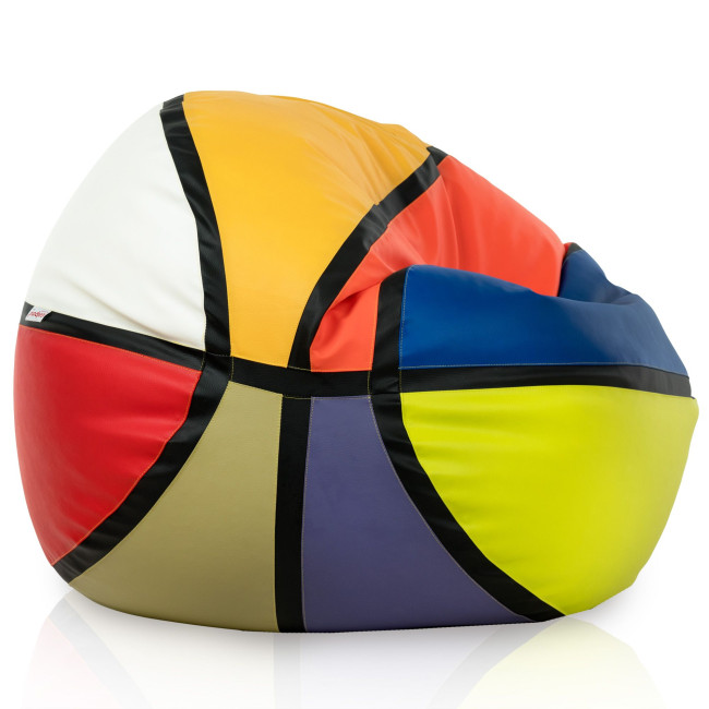 Sedací vak Basketbal ekokoža, viacfarebný Sedací vak Basketbal ekokoža, viacfarebný