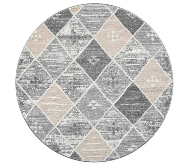 Koberec Flair 179 kruh sivý