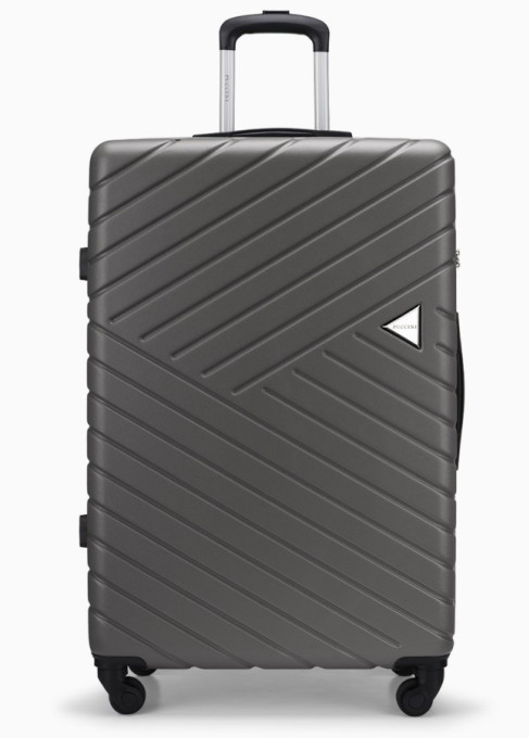 Veľký antracitový kufor Malaga