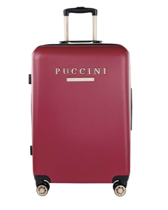 Stredný bordový kufor Los Angeles