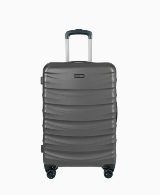 Stredný antracitový kufor Valencia