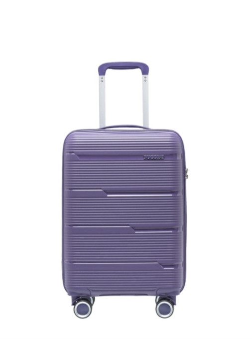 Fialový kabínový kufor Casablanca