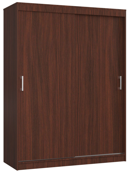 Šatníková skriňa s posuvnými dverami 150 cm CLP mono wenge Šatníková skriňa s posuvnými dverami 150 cm CLP mono wenge