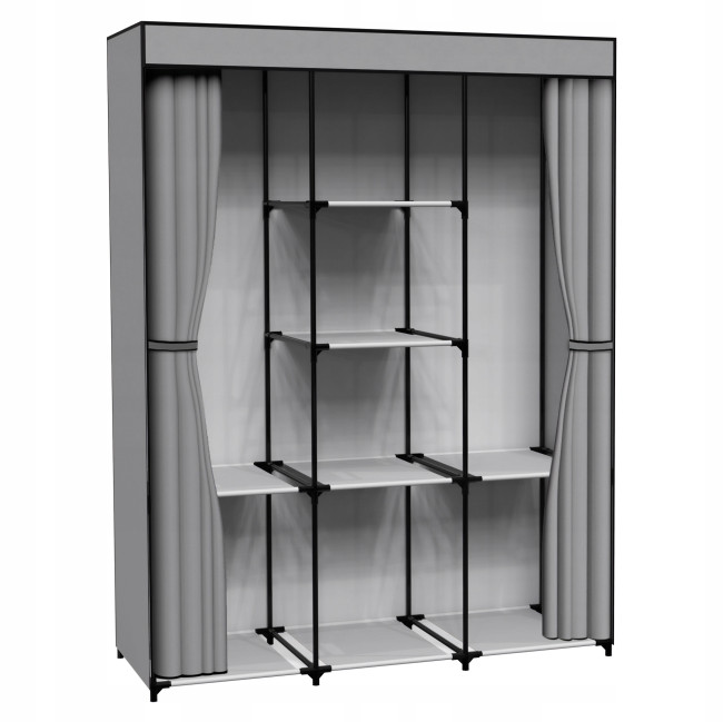 Šatníková skriňa SONIA antracitová