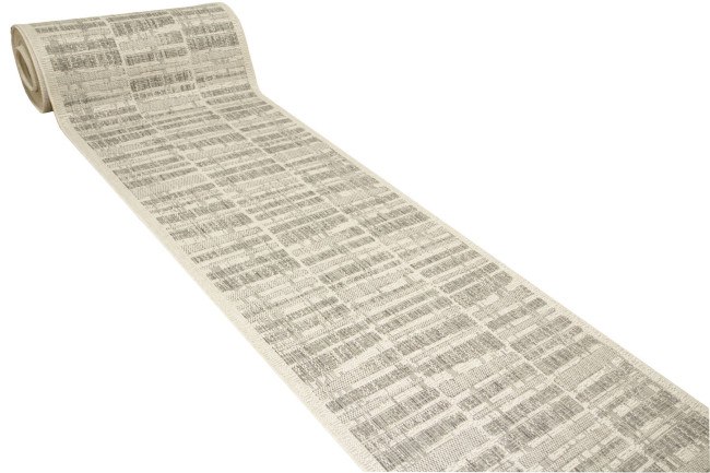 Šnúrkový behúň Terra Block 09 sivý / krémový