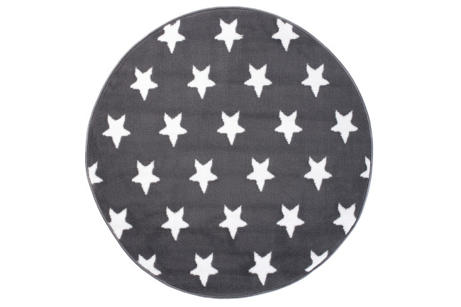 Koberec LUXURY L896B PP ESM tmavosivý kruh