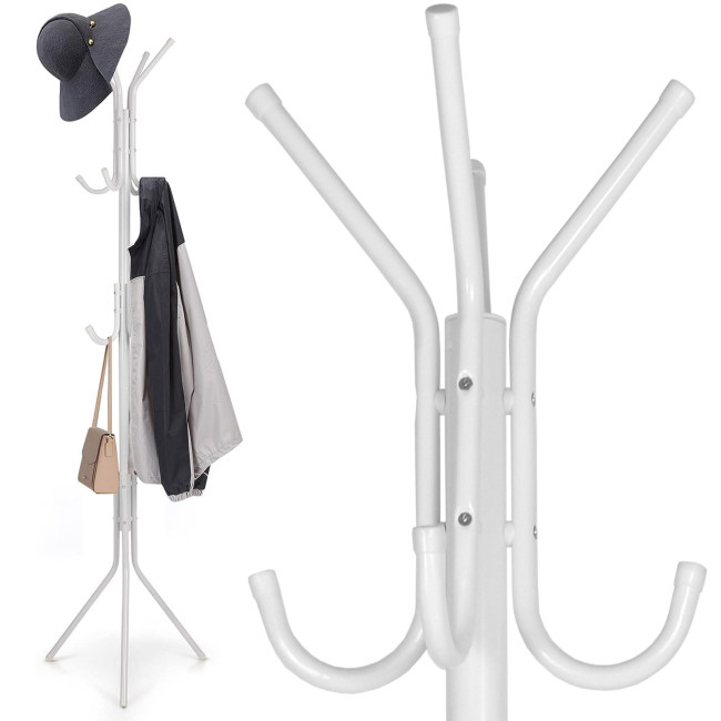 Stojanový vešiak PABLO biely