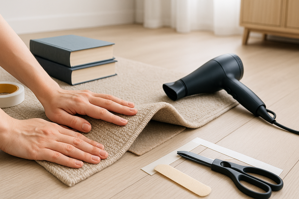 Ako vyrovnať koberec