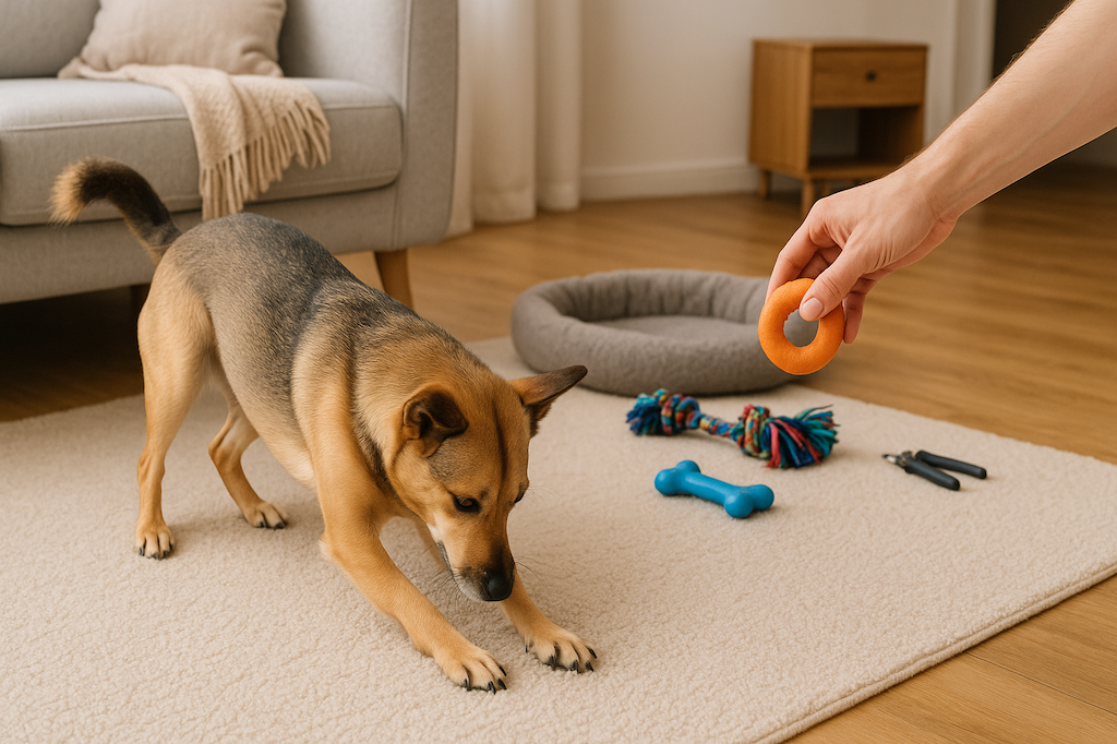 Prečo pes škriabe koberec a čo s tým?