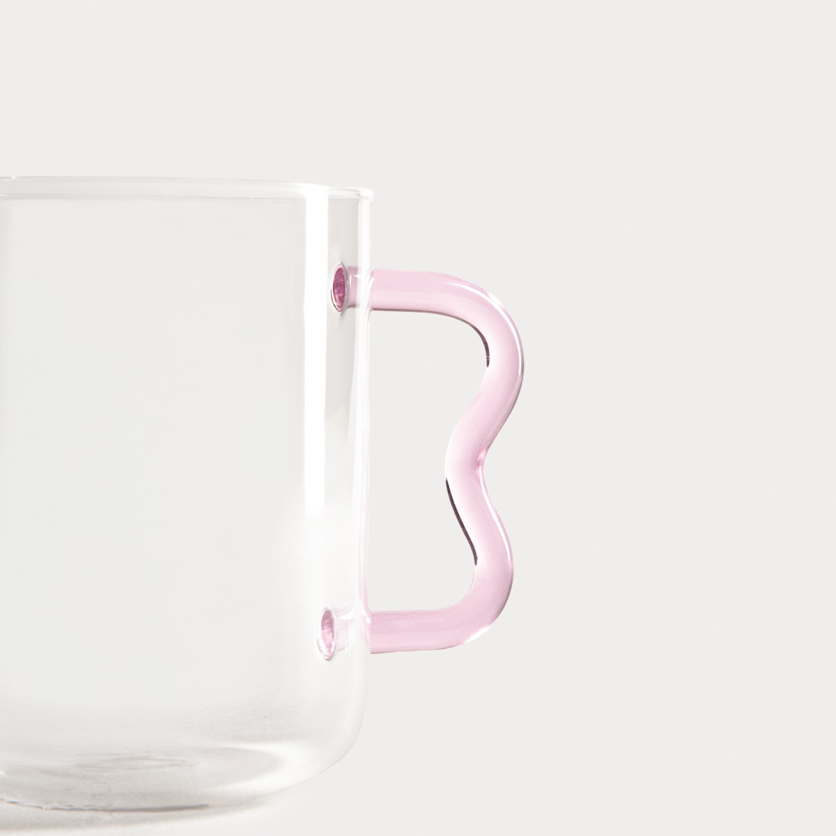 Hrnček ZIGRA priesvitný / ružový 776113 400 ml