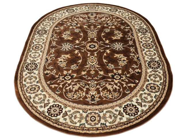 Koberec Orient 001 hnedý ovál