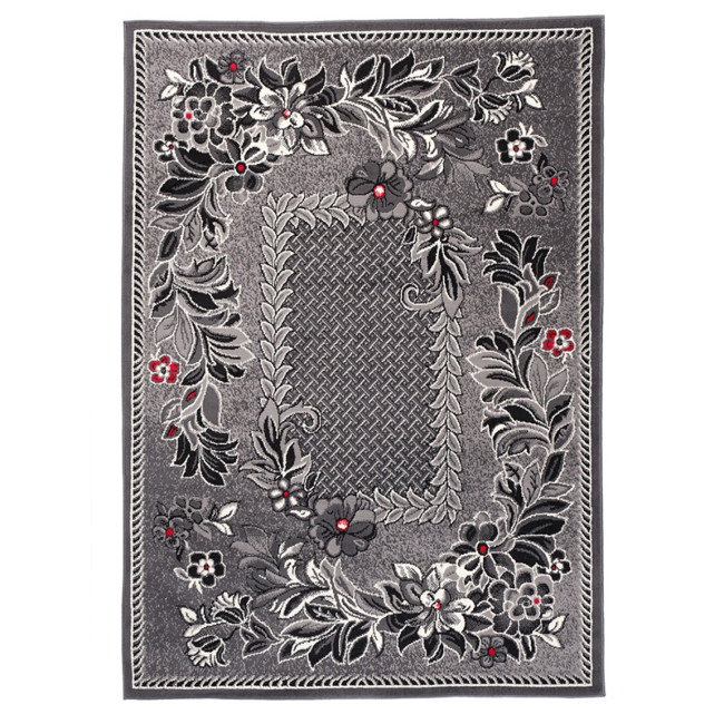 Koberec CHEAP 7192B PP CRM tmavosivý