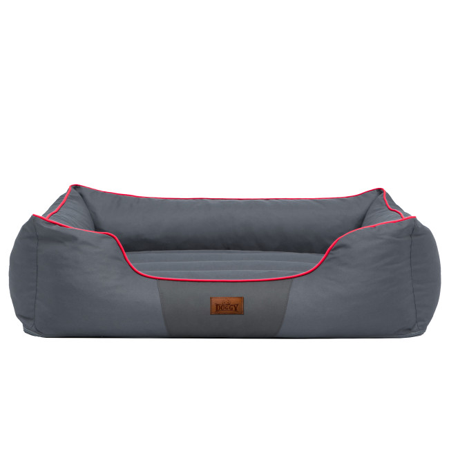 Pelech Comfort XXXL sivý / červený