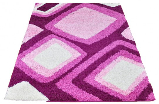 Koberec 3675A DARK PURPLE LUNA ružový / fialový
