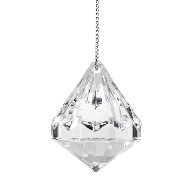 Závesná vianočná dekorácia BIJOU diamant 947173 (24ks)