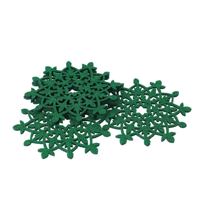 Sada podložiek pod poháre ORKEL zelená 800769