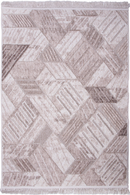 Koberec BENITA 515 tmavobéžový / krémový