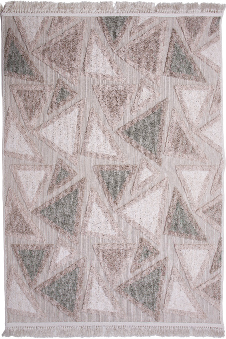 Koberec BENITA 658 zelený / krémový