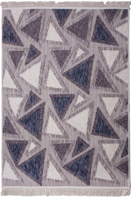 Koberec BENITA 658 modrý / krémový