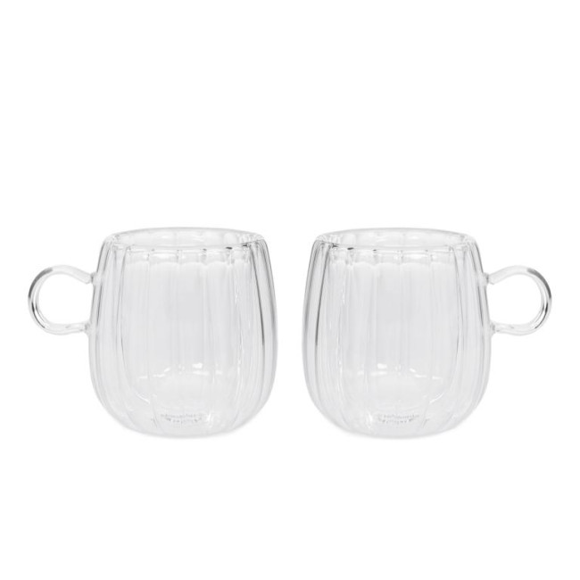 Sada dvoch pohárov CEMBRA GROOVE priesvitné 732577 250 ml (2 ks)